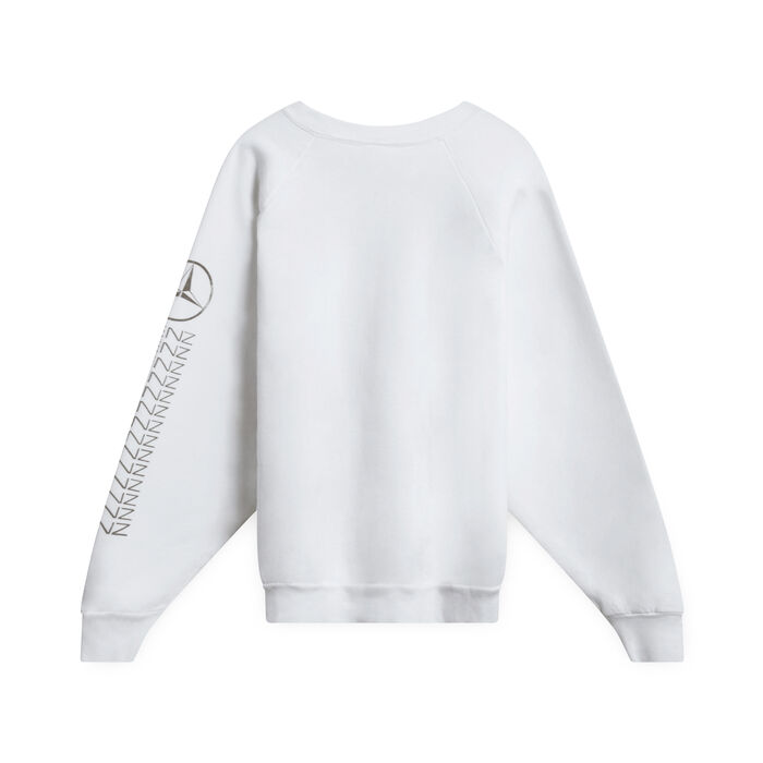 80's Mercedes-Benz Emblem Sweatshirt (White)