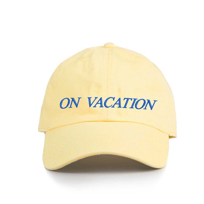 On Vacation- Yellow