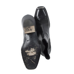 Calvin Klein 205W39NYC Square Toe Leather Boots