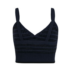Adam Selman Wool Knit Crop Top