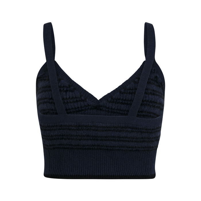 Adam Selman Wool Knit Crop Top