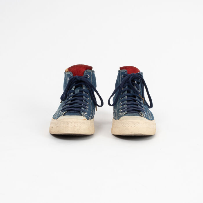Visvim Denim & Suede Skagway High Tops