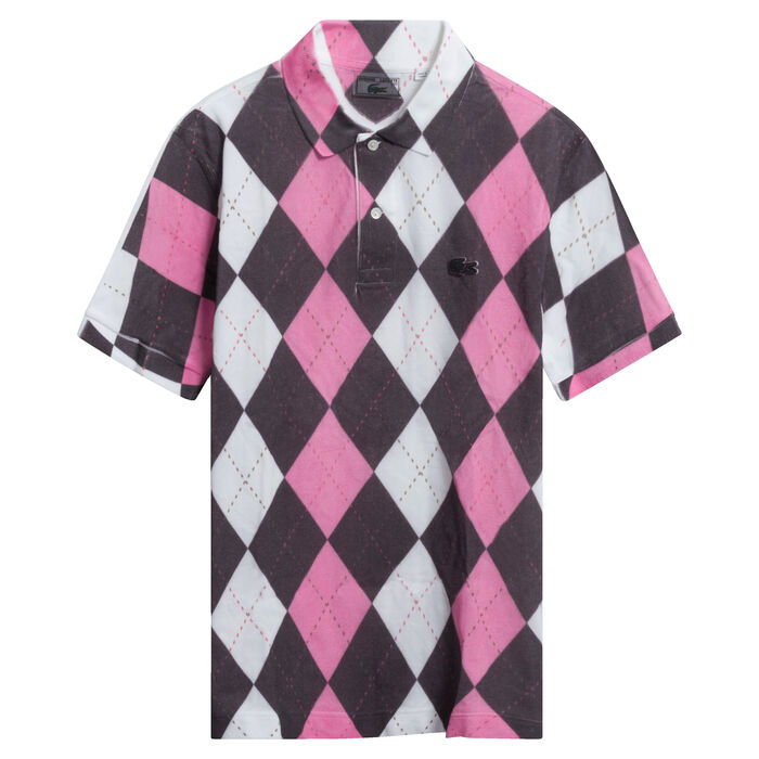 Lacoste Chemise Luxe Argyle Print Polo