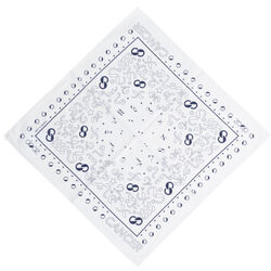 DOOZ Cancer Bandana + Keychain Set in White