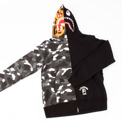 bape tiger shark jacket