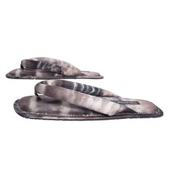 Pedro Garcia x Raquel Allegra Kaname Kimono Tie Dye Sandals - Purple