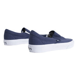 Vans Classic Slip-On Tonal Plaid Dress Blue/ True White