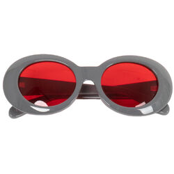 Diminish Oval Sunglasses in Charcoal