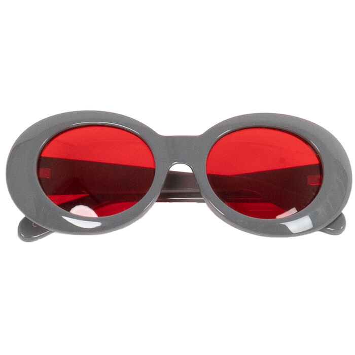 Diminish Oval Sunglasses in Charcoal