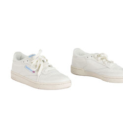 Reebok Club C 85 Sneaker- Cream/Baby Blue