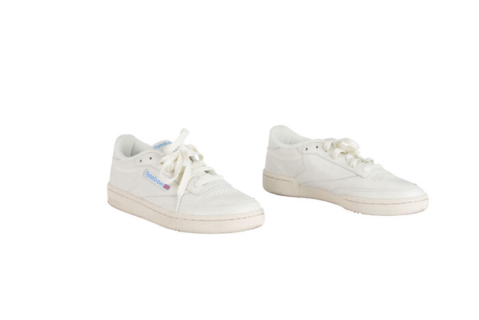 Reebok Club C 85 Sneaker- Cream/Baby Blue