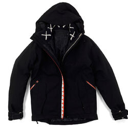 OriginalFake Season 1 X-Eyes Knit Collar Liner Puff Jacket