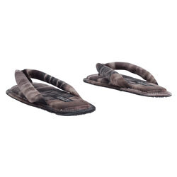 Pedro Garcia x Raquel Allegra Kaname Kimono Tie Dye Sandals - Purple