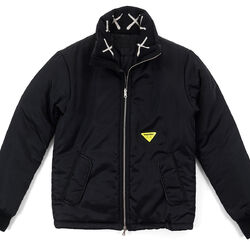 OriginalFake Season 1 X-Eyes Knit Collar Liner Puff Jacket