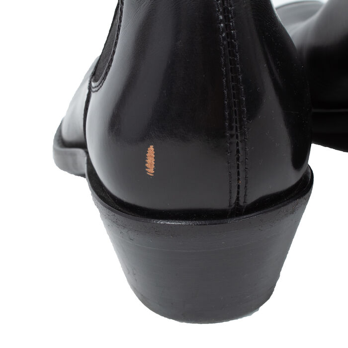 Calvin Klein 205W39NYC Square Toe Leather Boots