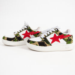 Bape Camo Bapesta Low with Patent Star