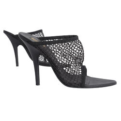 Yeezy Season 6 Graphite Mesh Heels