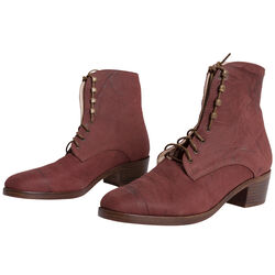 Dawn Boot in Mahogany Leather
