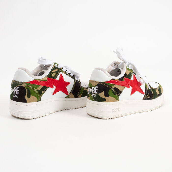Bape Camo Bapesta Low with Patent Star