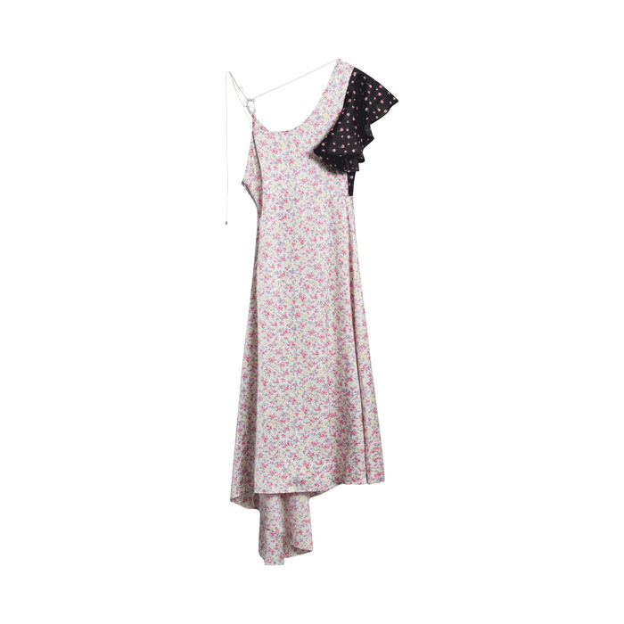 KkCo Floral Asymmetrical Dress
