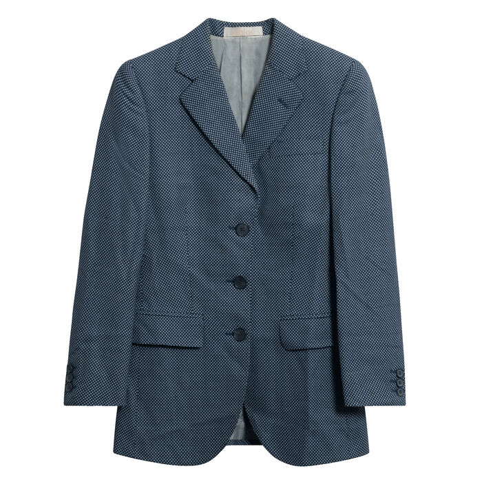 Vintage Chloé Polka-Dot Blazer in Blue