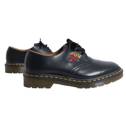 Vintage Dr. Marten's Supreme Shoes with Heart Cross-stitching