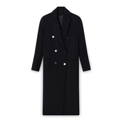 Harmony Men's Ribbed Trench - Black