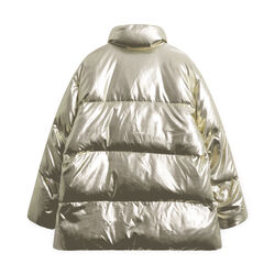 Tommy Icons Puffer Jacket - Metalic Gold