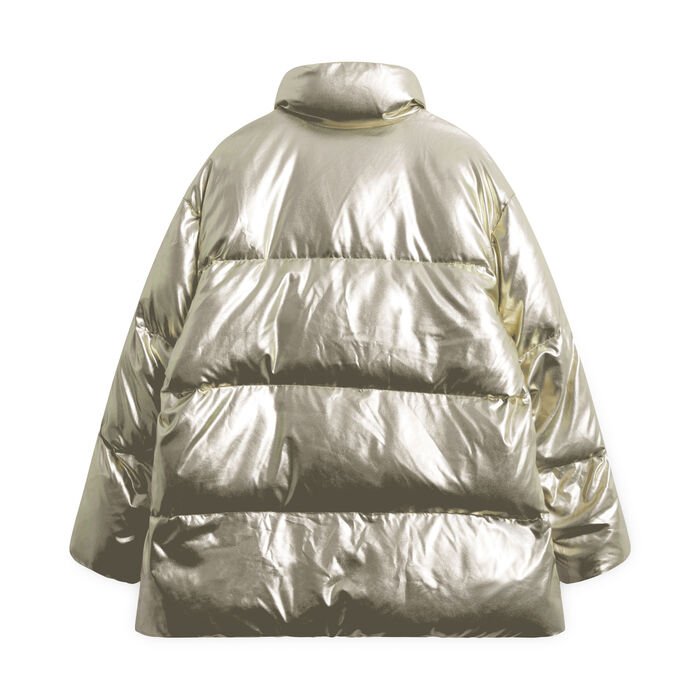 Tommy Icons Puffer Jacket - Metalic Gold
