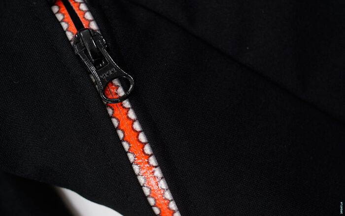 OriginalFake Season 1 X-Eyes Knit Collar Liner Puff Jacket
