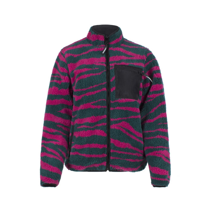 Lifesux Reversible Zipup Jacket - Acid Tiger