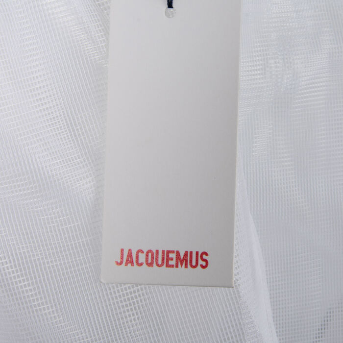 Jacquemus White Mesh Top