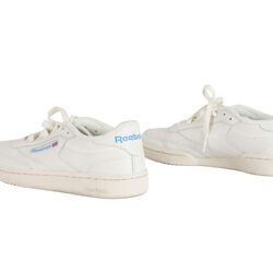 Reebok Club C 85 Sneaker- Cream/Baby Blue