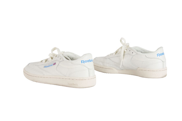 Reebok Club C 85 Sneaker- Cream/Baby Blue