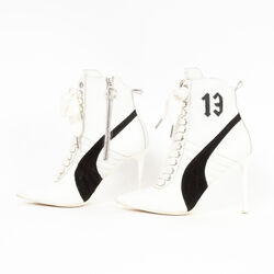 Puma x Rihanna Heeled Lace Up Sneaker Booties