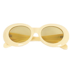 Diminish Oval Sunglasses in Yellow