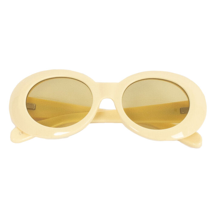 Diminish Oval Sunglasses in Yellow