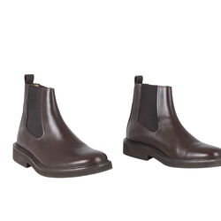 A.P.C. Dark Brown Chelsea Boots