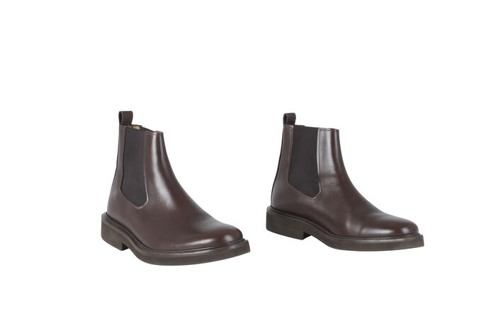 A.P.C. Dark Brown Chelsea Boots