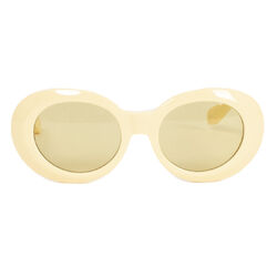 Diminish Oval Sunglasses in Yellow