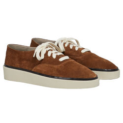FEAROFGOD x ZEGNA Suede Sneaker in Dark Camel