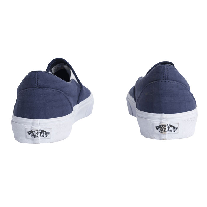 Vans Classic Slip-On Tonal Plaid Dress Blue/ True White