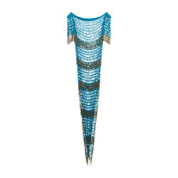 Vintage Beaded Mesh Dress
