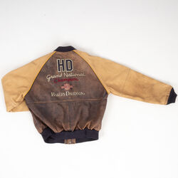Harley Davidson Grand National Champion Leather Jacket
