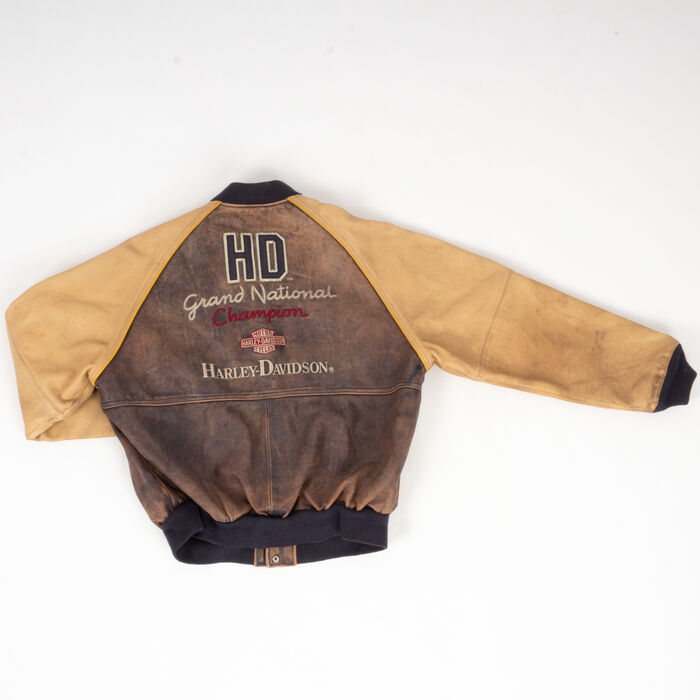 Harley Davidson Grand National Champion Leather Jacket