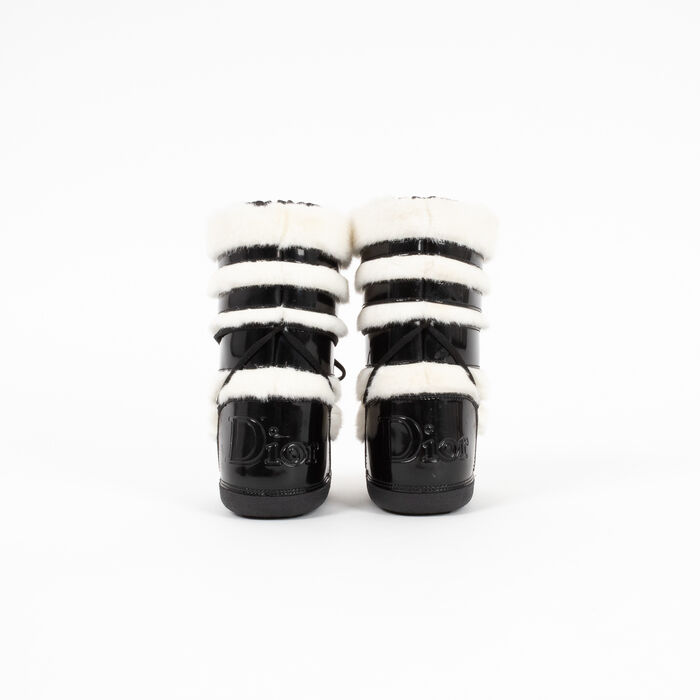 Dior Children's Faux Fur Booties