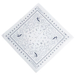 DOOZ Virgo Bandana + Keychain Set in White