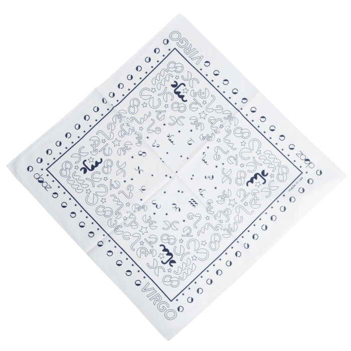 DOOZ Virgo Bandana + Keychain Set in White
