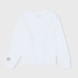Baseball Long Sleeve Tee - White