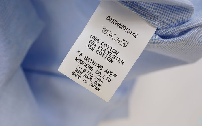 BAPE Mr. Bathing Ape ABC Camo Accent Button-Up Shirt
